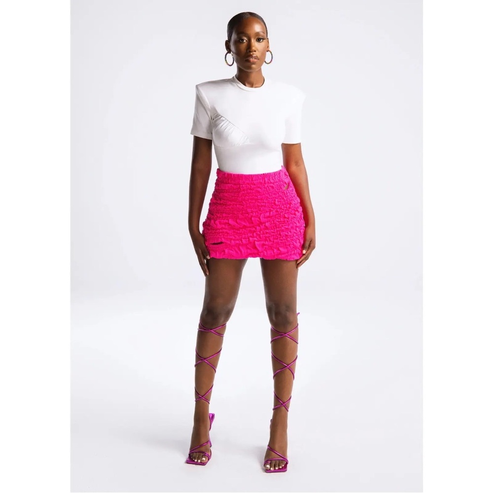 Hanifa Pink - Isla Mini Skirt